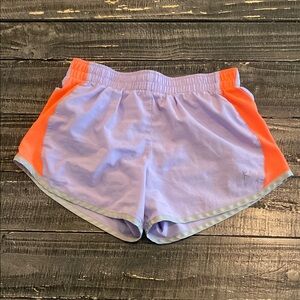 Danskin Purple and Orange Athletic Kids Shorts